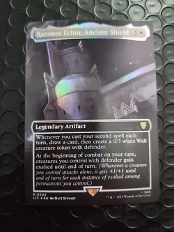 Rammas Echor, Ancient Shield Foil Lord of the Rings Commander (LTC) MTG - Image 1