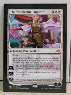 MTG The Wandering Emperor Kamigawa: Neon Dynasty 042/302 Regular Mythic - Image 1