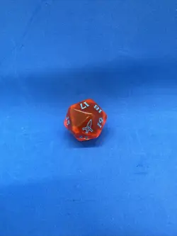 1x MTG Gathering MKM Murders At Karlov Manor Bundle D20 Oversized Dice Red - Image 1