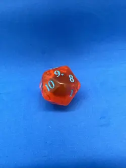 1x MTG Gathering MKM Murders At Karlov Manor Bundle D20 Oversized Dice Red - Image 2