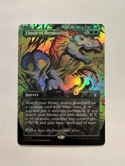 Finale of Devastation - FOIL BORDERLESS - MTG Commander Masters - NM - Image 1