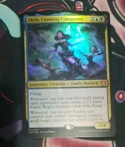 Alela, Cunning Conqueror Commander: Wilds of Eldraine Foil Near Mint - Image 1