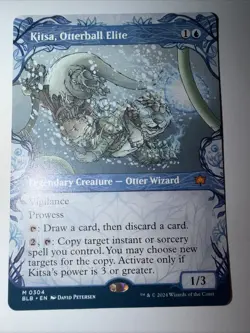 x1 Kitsa, Otterball Elite BLB Bloomburrow MTG 304 SHOWCASE MYTHIC M/NM 1x - Image 1