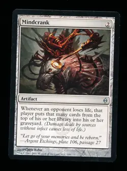 * * 1x Mindcrank x1 * * New Phyrexia MTG NM Near Mint or Close - Image 1