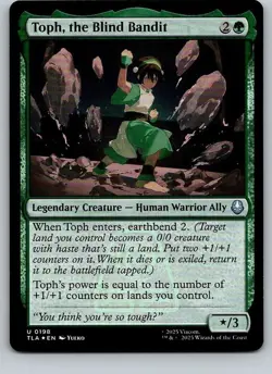 Toph, the Blind Bandit - TLA - FOIL - 198 - MTG - Image 1