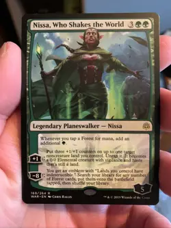 MTG - Nissa, Who Shakes the World - War of the Spark - NM, English Magic - Image 1