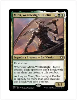 1x Mirri, Weatherlight Duelist, Magic The Gathering MTG NM - Image 1