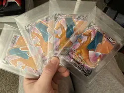 Pokemon Card Lot Charizard V SWSH050 SWSH: Sword & Shield Promo Cards Holo X4 - Image 1