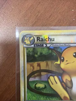 Pokemon Raichu Reverse Holo Rare Card 10/123 HeartGold SoulSilver Edition - Image 4