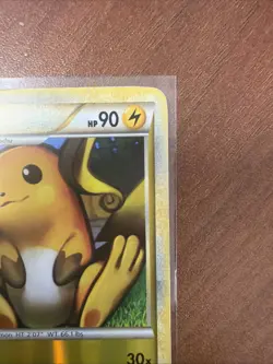 Pokemon Raichu Reverse Holo Rare Card 10/123 HeartGold SoulSilver Edition - Image 5