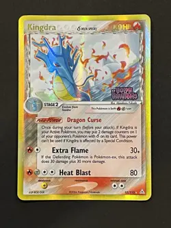 2004 Pokemon Kingdra EX Holon Phantoms Delta Species Reverse Holo Rare 10/110 - Image 1