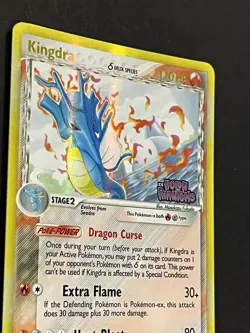2004 Pokemon Kingdra EX Holon Phantoms Delta Species Reverse Holo Rare 10/110 - Image 3