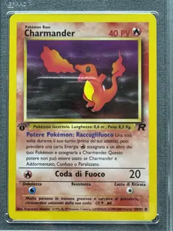 Pokemon - Charmander - 50/82 - Team Rocket Prima Edizione - NON HOLO - GRAAD 8 - Image 3