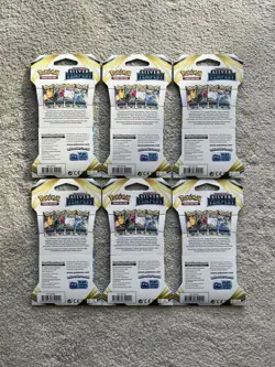Pokemon TCG Silver Tempest Sleeved Booster Pack New & Sealed X6 Packs - Image 2