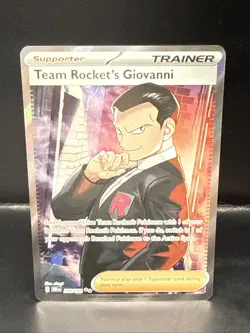 Pokemon TCG Team Rockets Giovanni Destined Rivals Card 225/182 - Near Mint - Image 2