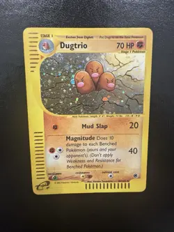 Dugtrio 010/165 Holo Expedition Base Set | Pokemon TCG - Image 1