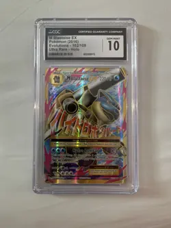 MEGA M Blastoise EX 102/108 Cgc 10 Pokemon XY Evolutions 2016 MINT - Image 1
