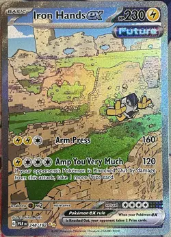 Iron Hands ex Special Illustration Rare - 248/182 - Paradox Rift Pokemon 2023 - Image 1