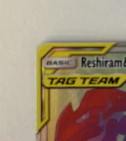 Reshiram & Zekrom GX 259/236 Pokemon Cosmic Eclipse Full Art Rainbow Rare 🔥🔥 - Image 2