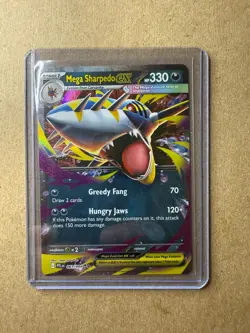 Pokemon TCG: Mega Sharpedo ex 061/094 (NM) Me02: Phantasmal Flames Holo - Image 1