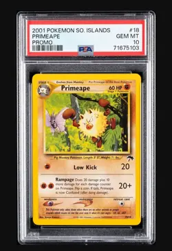 Pokemon Primeape Promo #18 Southern Islands PSA 10 Gem Mint - Image 1