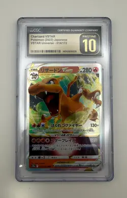 Charizard VSTAR Pokemon 2022 JPN VSTAR Universe 014/172 CGC Pristine 10 - Image 1