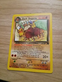 Pokemon Dark Dugtrio 23/82 1st Edition Team Rocket WOTC NM Condition 🕳🟤 - Image 1