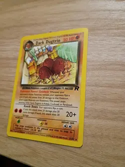 Pokemon Dark Dugtrio 23/82 1st Edition Team Rocket WOTC NM Condition 🕳🟤 - Image 2