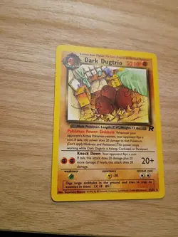 Pokemon Dark Dugtrio 23/82 1st Edition Team Rocket WOTC NM Condition 🕳🟤 - Image 3