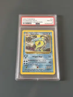 Pokemon TCG 2002 Legendary Collection - Gyarados 12/110 Rare Holo PSA 8 NM-MT - Image 1