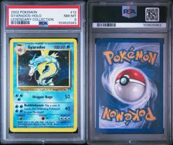 Pokemon TCG 2002 Legendary Collection - Gyarados 12/110 Rare Holo PSA 8 NM-MT - Image 5
