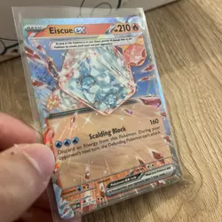 Pokemon TCG Eiscue ex Sv03: Obsidian Flames 042/197 Holo Double Rare - Image 1