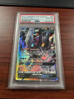 2017 POKEMON SUN & MOON BURNING SHADOWS #88 DARKRAI GX PSA 10 - Image 3