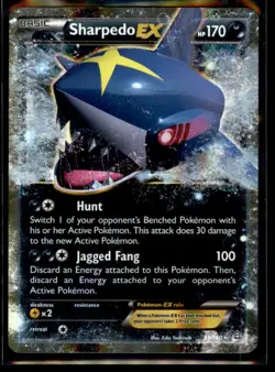 2015 XY - Primal Clash Sharpedo-EX Basic/Rare Holo EX #91 - Image 1