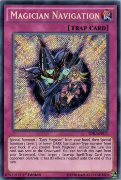 Magician Navigation - TDIL-EN071 - Secret Rare - 1st Edition NM Yugioh The Dark - Image 1