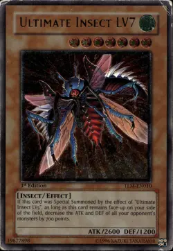 Ultimate Insect LV7 1st Edition Ultimate Rare TLM-EN010 Yu-Gi-Oh! - Image 1