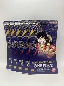 (1) One Piece Romance Dawn English OP-01 Sleeved Sealed Blister Pack Errata 811039038229 - Image 1