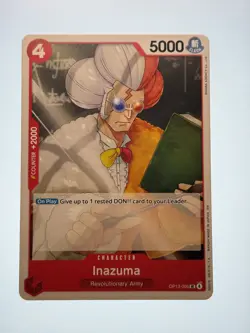 Inazuma OP13-005 Carrying On His Will One Piece TCG NM - Image 1