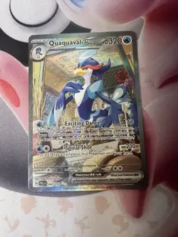 Pokemon TCG Quaquaval EX Scarlet & Violet Paldea Evolved Holo Card 260/193 NM - Image 1