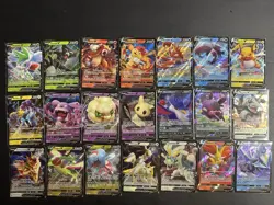 Pokemon TCG Sword And Shield Mixed V Lot 21 Total Cards NM Condition (F) - Image 1