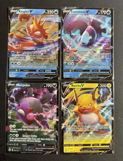 Pokemon TCG Sword And Shield Mixed V Lot 21 Total Cards NM Condition (F) - Image 4