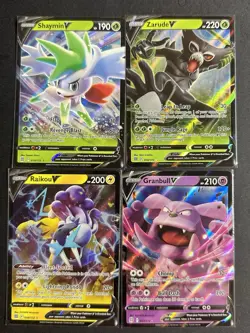 Pokemon TCG Sword And Shield Mixed V Lot 21 Total Cards NM Condition (F) - Image 5