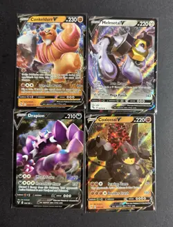 Pokemon TCG Sword And Shield Mixed V Lot 21 Total Cards NM Condition (C) - Image 3