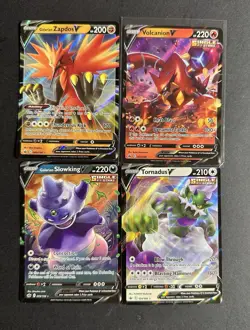 Pokemon TCG Sword And Shield Mixed V Lot 21 Total Cards NM Condition (C) - Image 4
