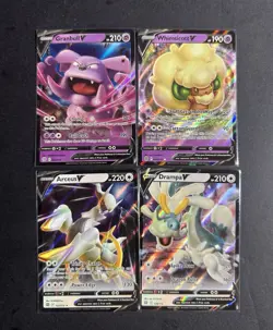 Pokemon TCG Sword And Shield Mixed V Lot 21 Total Cards NM Condition (B) - Image 3