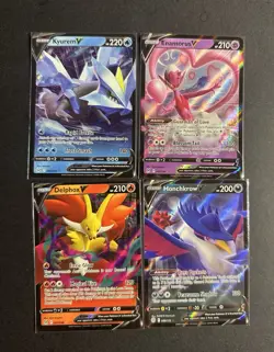 Pokemon TCG Sword And Shield Mixed V Lot 21 Total Cards NM Condition (B) - Image 5