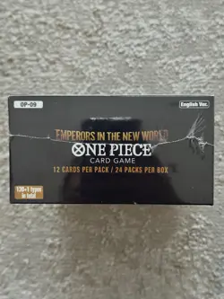 One Piece Card Game TCG Booster Box Op-09 Emperors In The New World - SEALED - Image 4