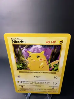 Pikachu 58/102 Shadowless RED CHEEKS NM Base Set Vintage Pokemon Card WOTC 1999 - Image 4