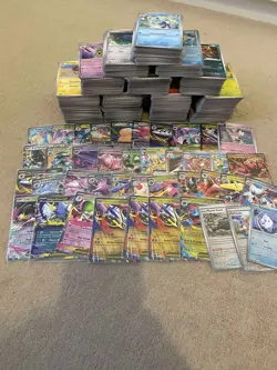 Pokemon Job Lot 1300+ Cards & Hits BB, WF, Mega Evolutions, Destined Rivals+MORE - Image 1