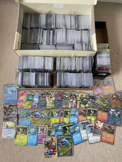 Pokemon Job Lot 3000+ Cards & Hits BB, WF, Mega Evolutions, Destined Rivals+MORE - Image 1